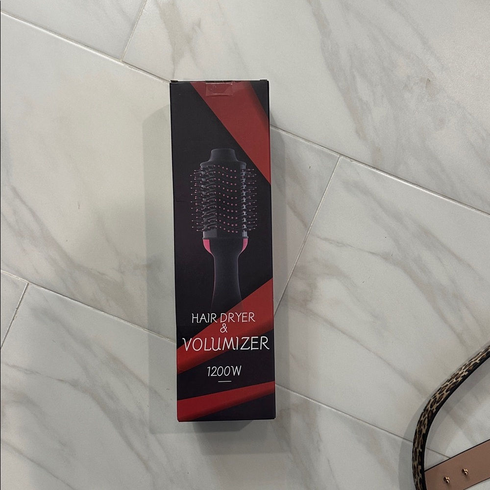 Black and Red Hair Dryer & Volumizer 1200W